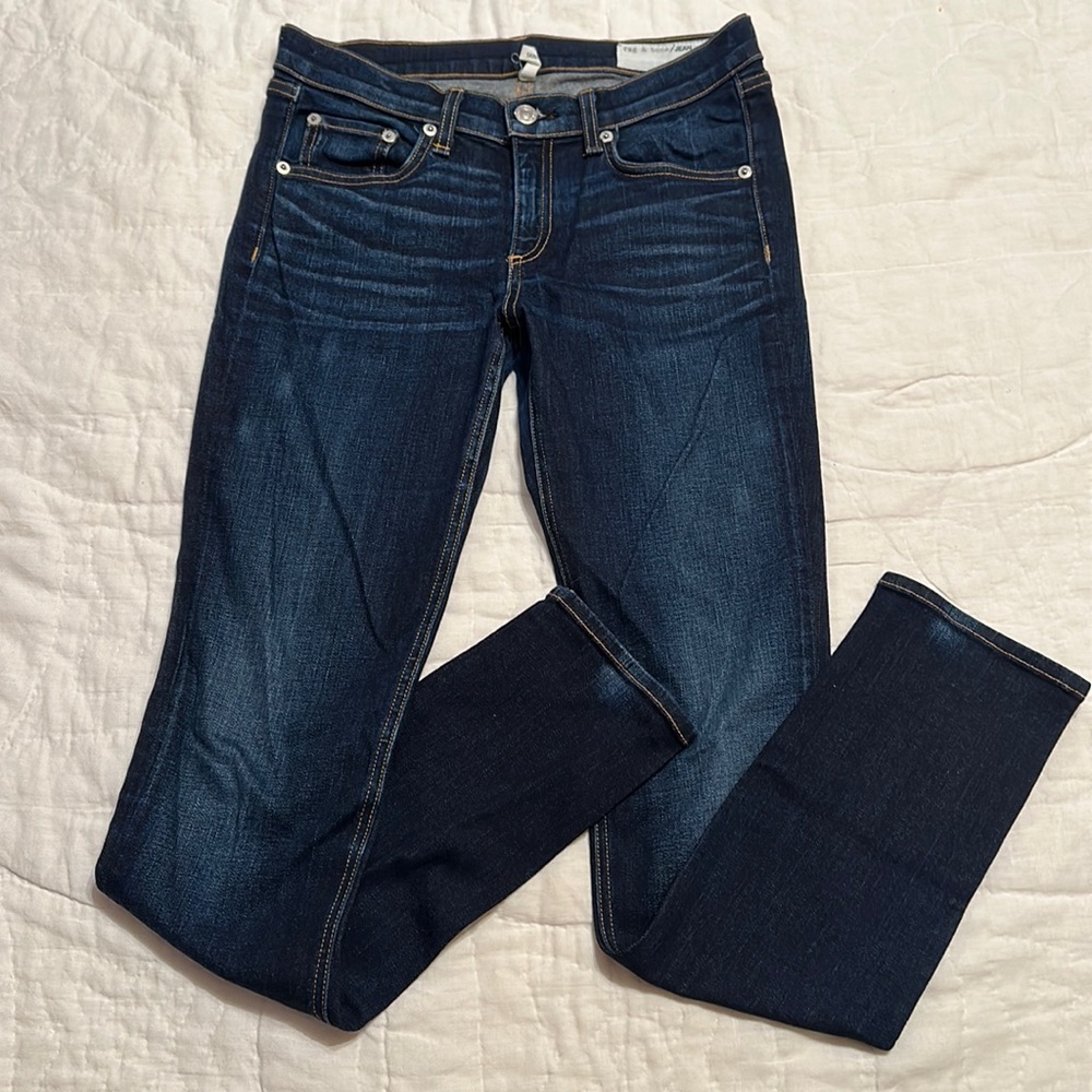 Rag & bone dark stretch skinny jean